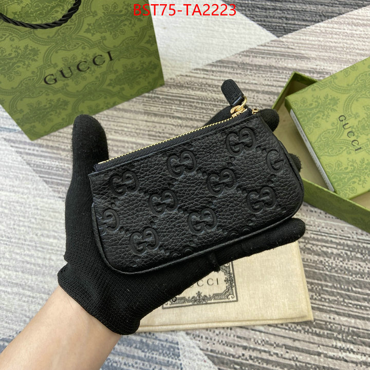 Gucci Bags(TOP)-Wallet- we provide top cheap aaaaa ID: TA2223 $: 75USD,