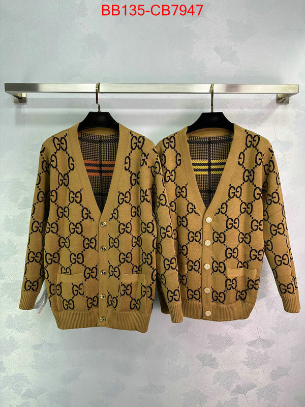 Clothing-Gucci replica for cheap ID: CB7947 $: 135USD