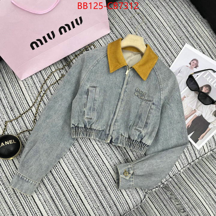 Clothing-MIU MIU sale ID: CB7312 $: 125USD