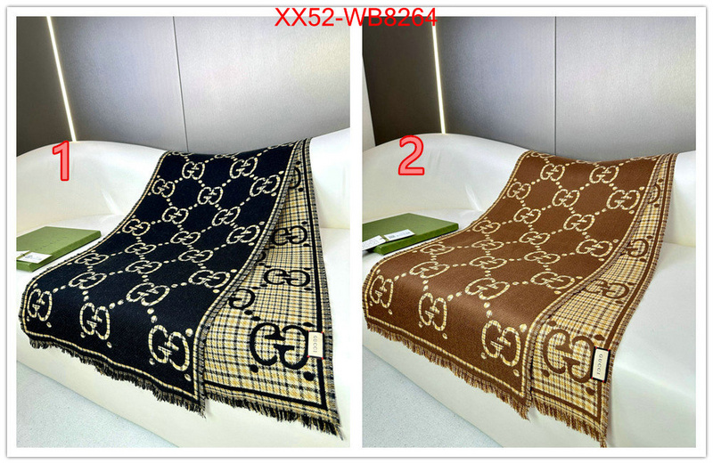 Scarf-Gucci luxury fake ID: MB8264 $: 52USD