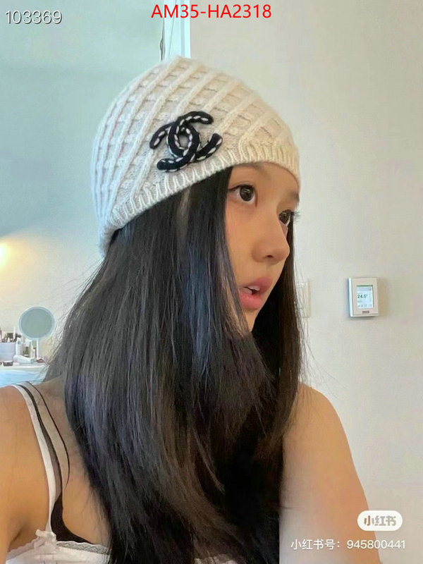 Cap (Hat)-Chanel replica designer ID: HA2318 $: 35USD