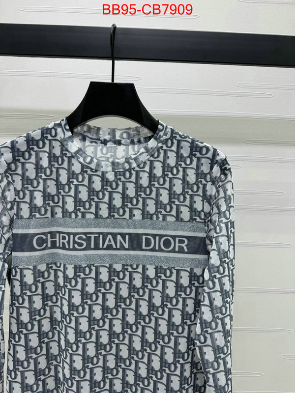 Clothing-Dior high quality online ID: CB7909 $: 95USD