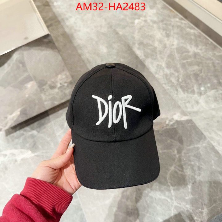 Cap (Hat)-Dior wholesale replica shop ID: HA2483 $: 32USD