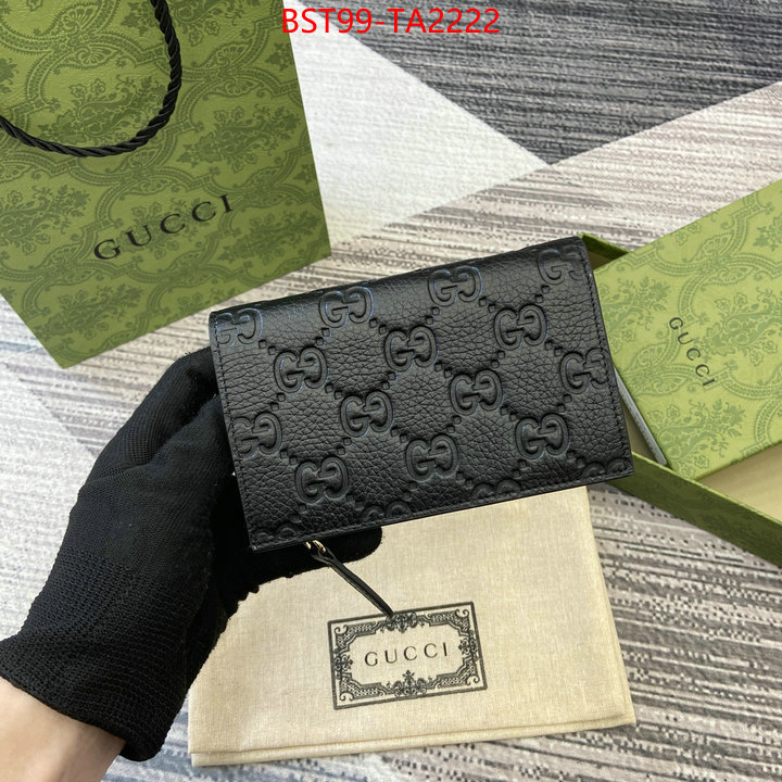 Gucci Bags(TOP)-Wallet- is it ok to buy ID: TA2222 $: 99USD,