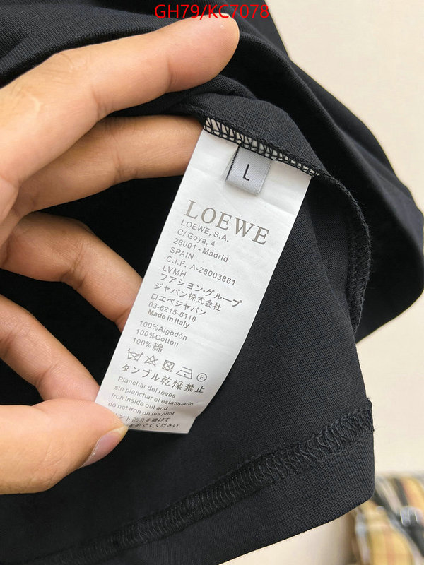 Clothing-Loewe high quality replica ID: KC7078 $: 79USD