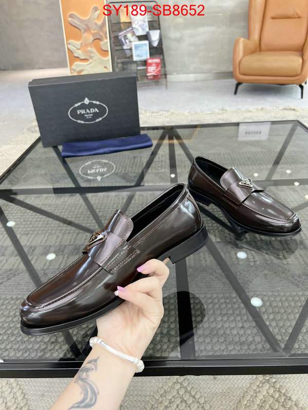 Men shoes-Prada high quality replica designer ID: SB8652 $: 189USD