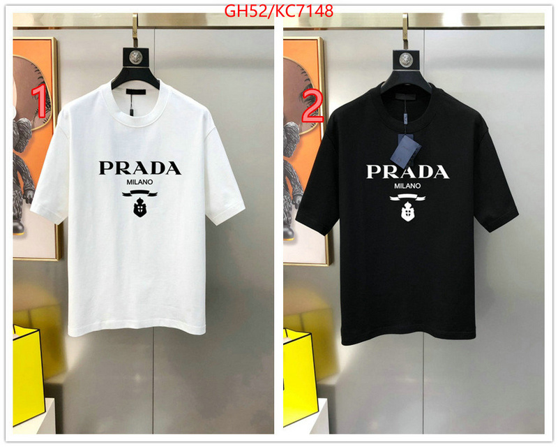 Clothing-Prada buy high-quality fake ID: KC7148 $: 52USD