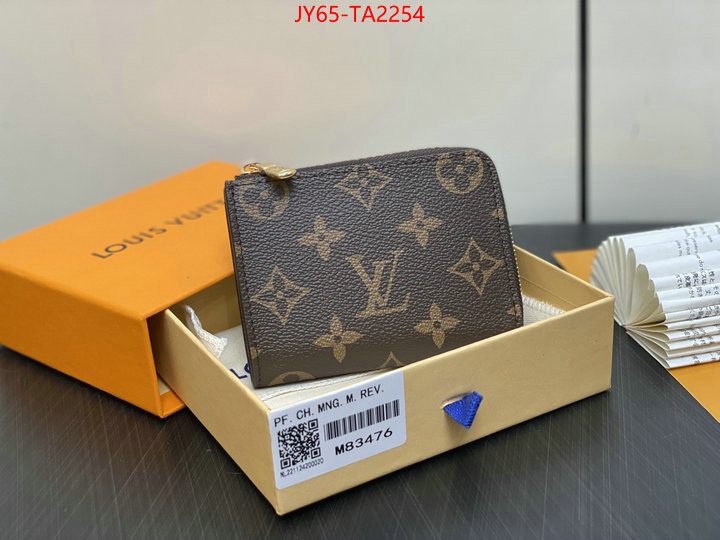 LV Bags(4A)-Wallet new designer replica ID: TA2254 $: 65USD,