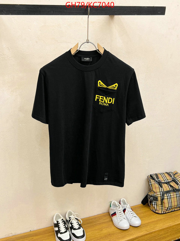 Clothing-Fendi quality replica ID: KC7040 $: 79USD