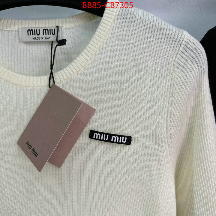 Clothing-MIU MIU designer 7 star replica ID: CB7305 $: 85USD