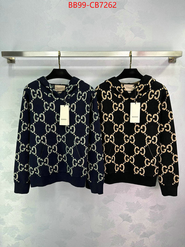 Clothing-Gucci how to find designer replica ID: CB7262 $: 99USD