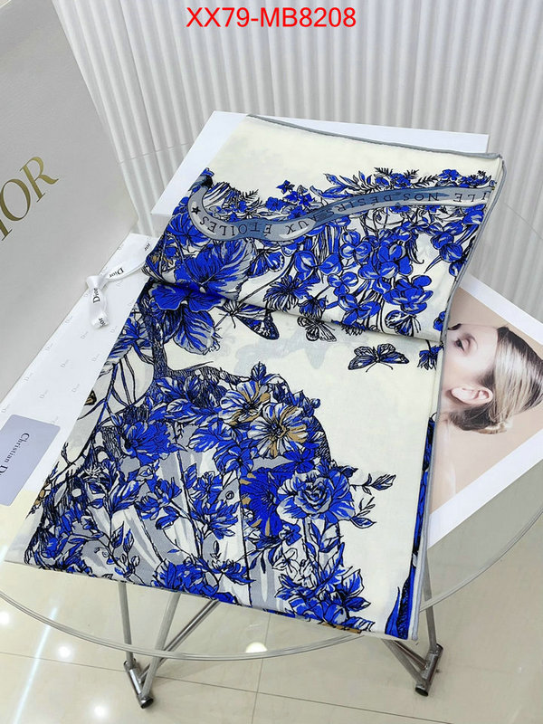 Scarf-Dior top perfect fake ID: MB8208 $: 79USD