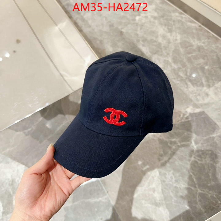 Cap (Hat)-Chanel where quality designer replica ID: HA2472 $: 35USD