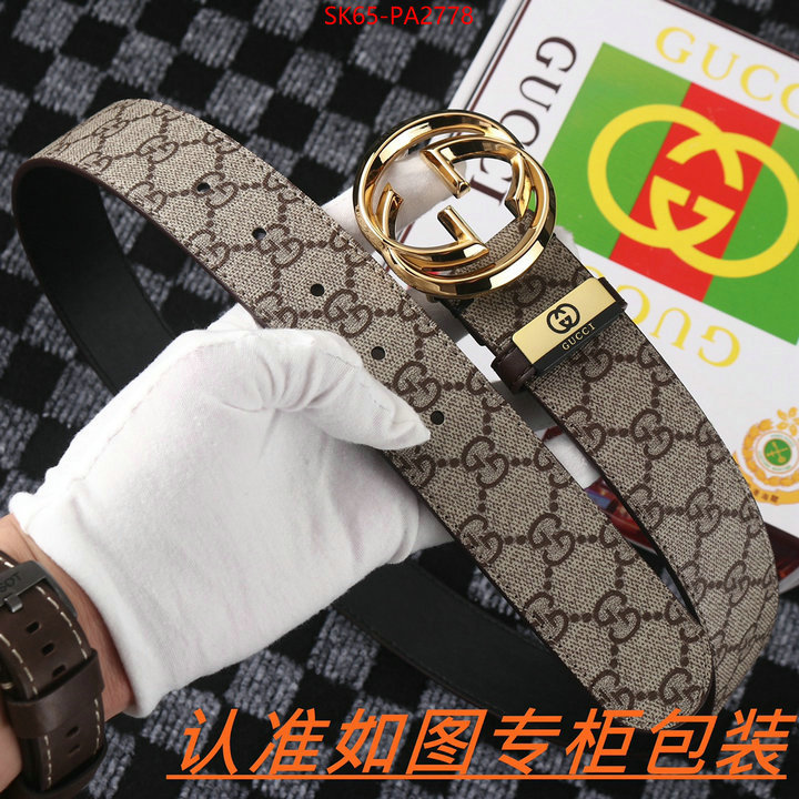 Belts-Gucci sell online luxury designer ID: PA2778 $: 65USD