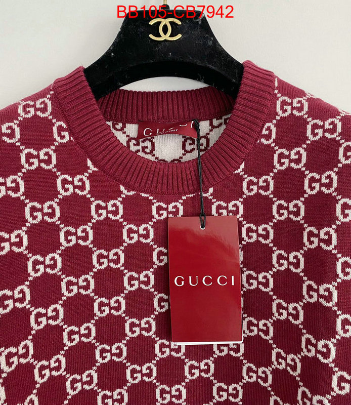 Clothing-Gucci china sale ID: CB7942 $: 105USD