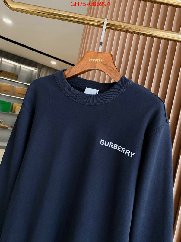 Clothing-Burberry wholesale china ID: CB6994 $: 75USD