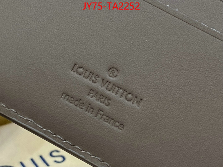 LV Bags(TOP)-Wallet good ID: TA2252 $: 75USD,