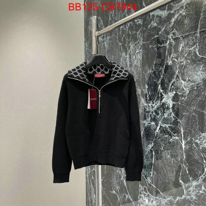 Clothing-Gucci highest product quality ID: CB7944 $: 125USD