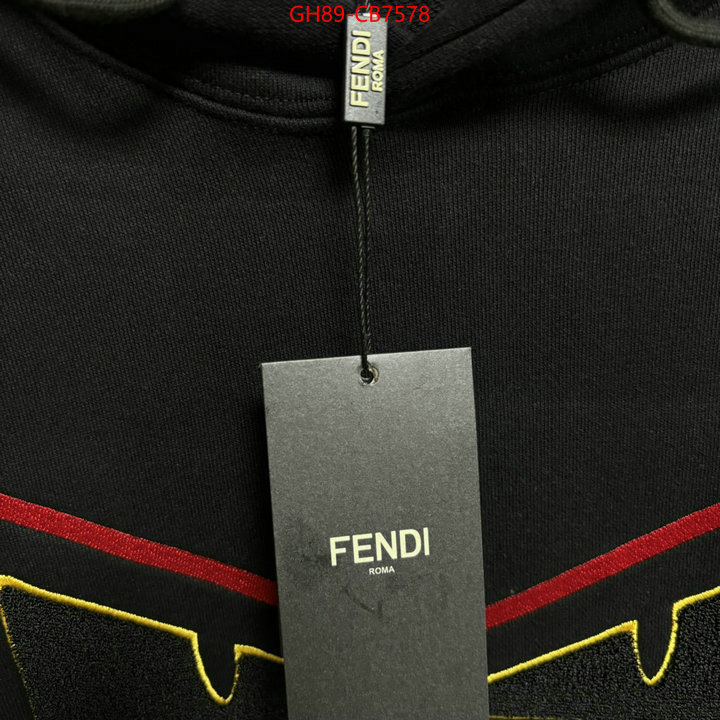 Clothing-Fendi top fake designer ID: CB7578 $: 89USD