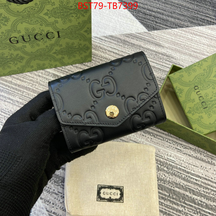 Gucci Bags(TOP)-Wallet- top perfect fake ID: TB7399 $: 79USD,