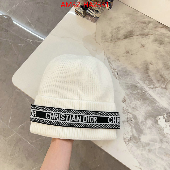 Cap (Hat)-Dior brand designer replica ID: HA2331 $: 32USD