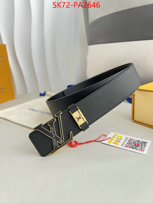 Belts-LV luxury ID: PA2646 $: 72USD