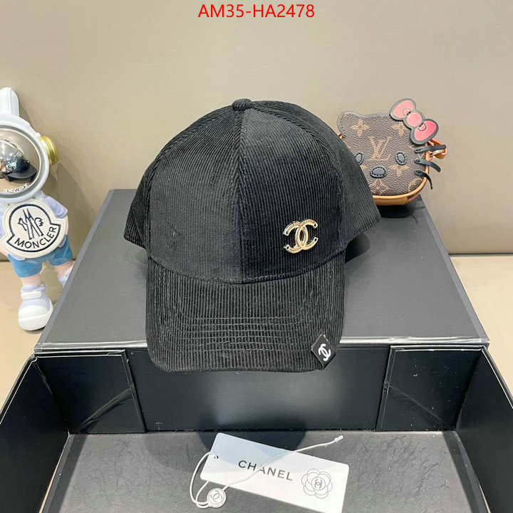 Cap (Hat)-Chanel designer fashion replica ID: HA2478 $: 35USD