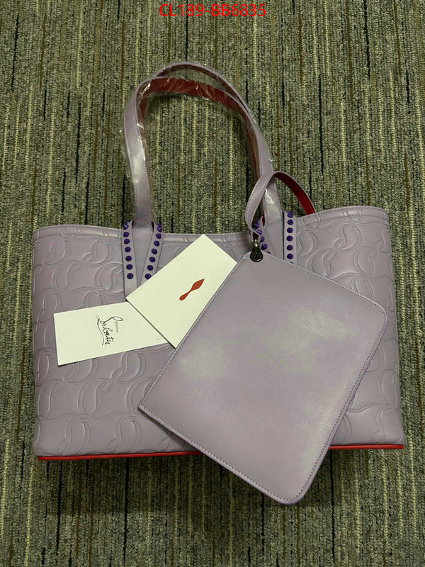 Christian Louboutin Bags(TOP)-Handbag- top perfect fake ID: BB6835 $: 189USD,