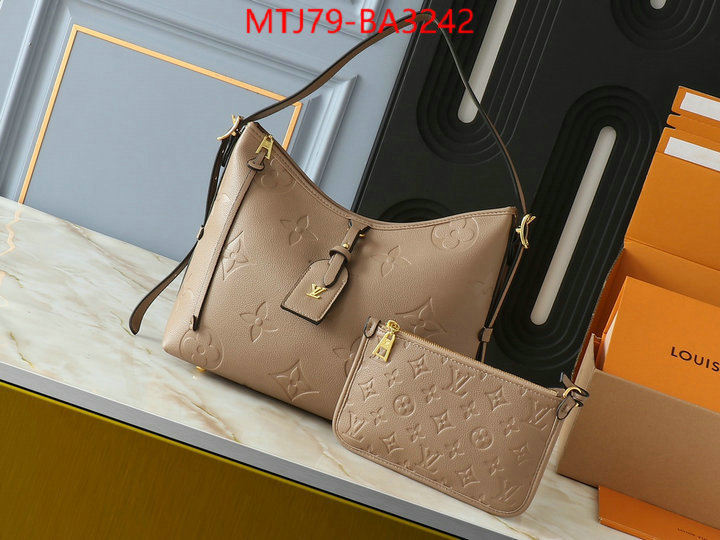 LV Bags(4A)-Handbag Collection- how can i find replica ID: BA3242 $: 79USD,