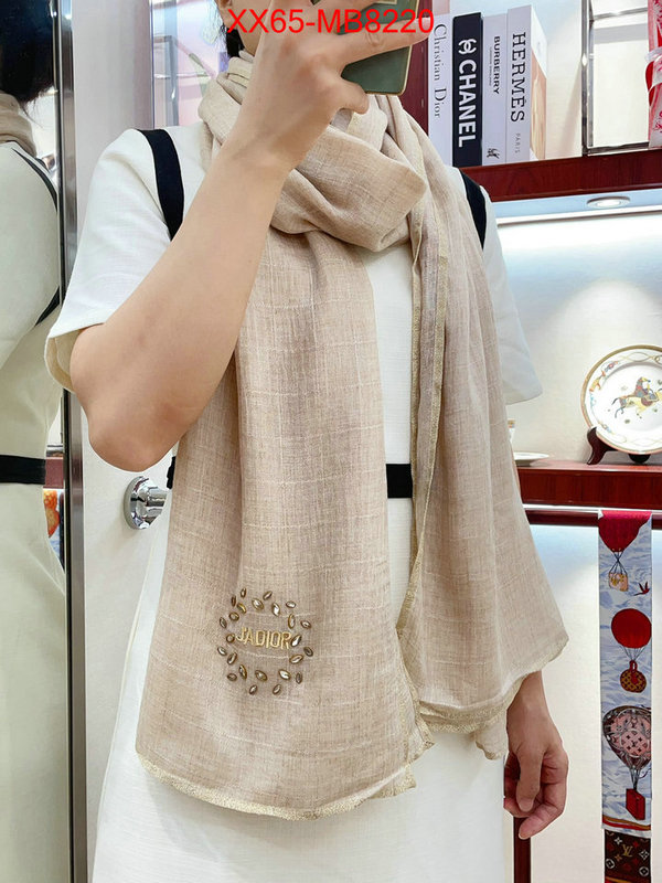 Scarf-Dior replica aaaaa+ designer ID: MB8220 $: 65USD