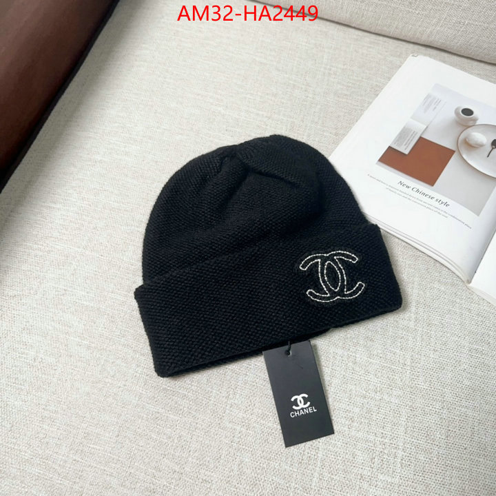 Cap (Hat)-Chanel luxury fashion replica designers ID: HA2449 $: 32USD