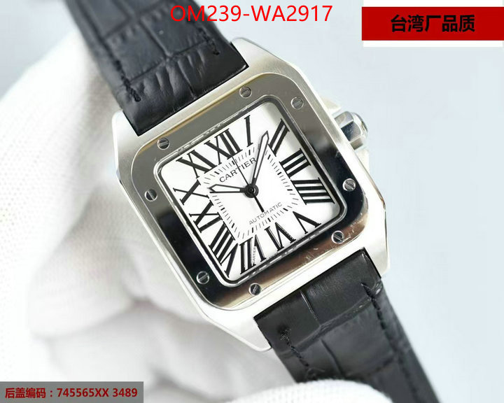 Watch(TOP)-Cartier designer 1:1 replica ID: WA2917 $: 239USD