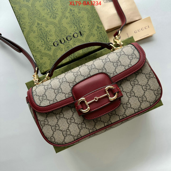 Gucci Bags(4A)-Horsebit- 2024 perfect replica designer ID: BA3234 $: 79USD,