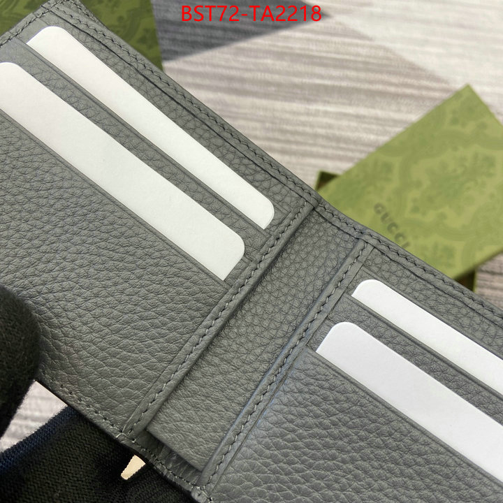 Gucci Bags(TOP)-Wallet- best quality designer ID: TA2218 $: 72USD,