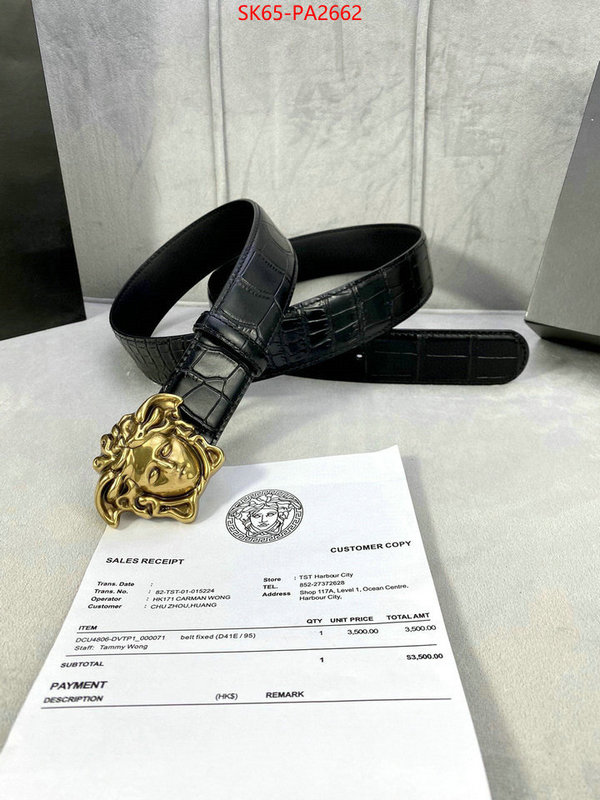 Belts-Versace hot sale ID: PA2662 $: 65USD