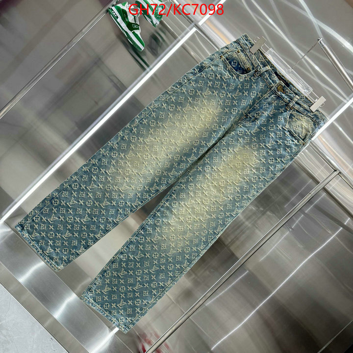 Clothing-LV designer 1:1 replica ID: KC7098 $: 72USD