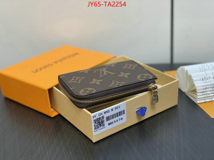 LV Bags(4A)-Wallet new designer replica ID: TA2254 $: 65USD,