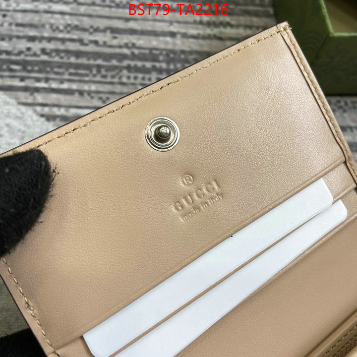 Gucci Bags(TOP)-Wallet- where can i find ID: TA2216 $: 79USD,