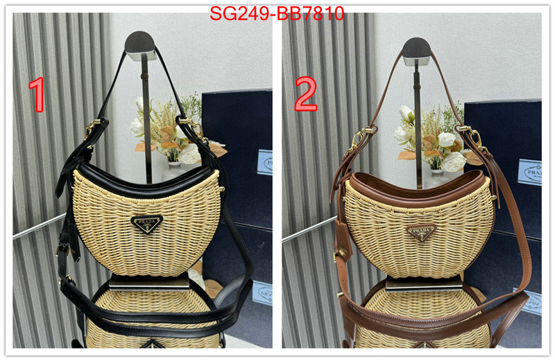 Prada Bags(TOP)-Crossbody- high quality designer ID: BB7810 $: 249USD,