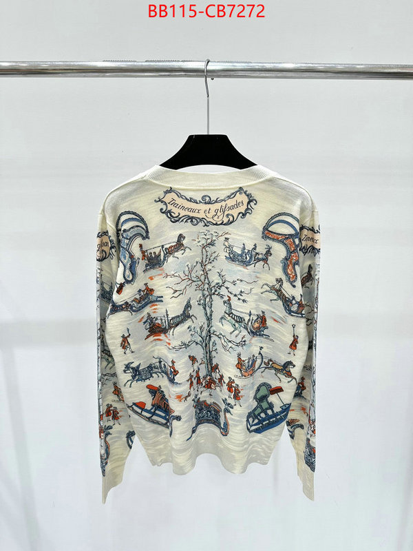 Clothing-Hermes where can you buy a replica ID: CB7272 $: 115USD