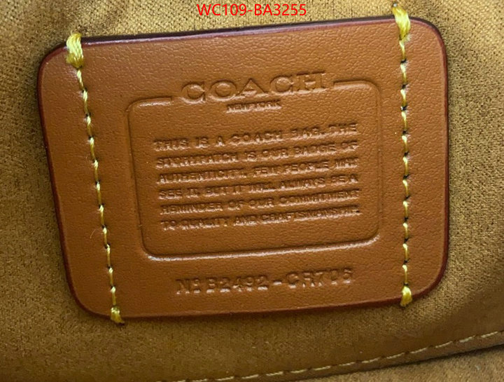 Coach Bags(4A)-Crossbody- luxury fashion replica designers ID: BA3255 $: 109USD,