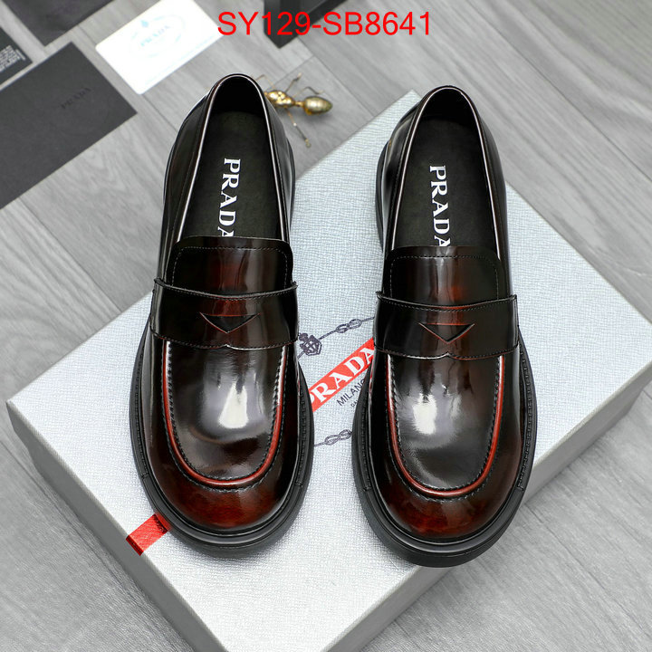 Men shoes-Prada top 1:1 replica ID: SB8641 $: 129USD