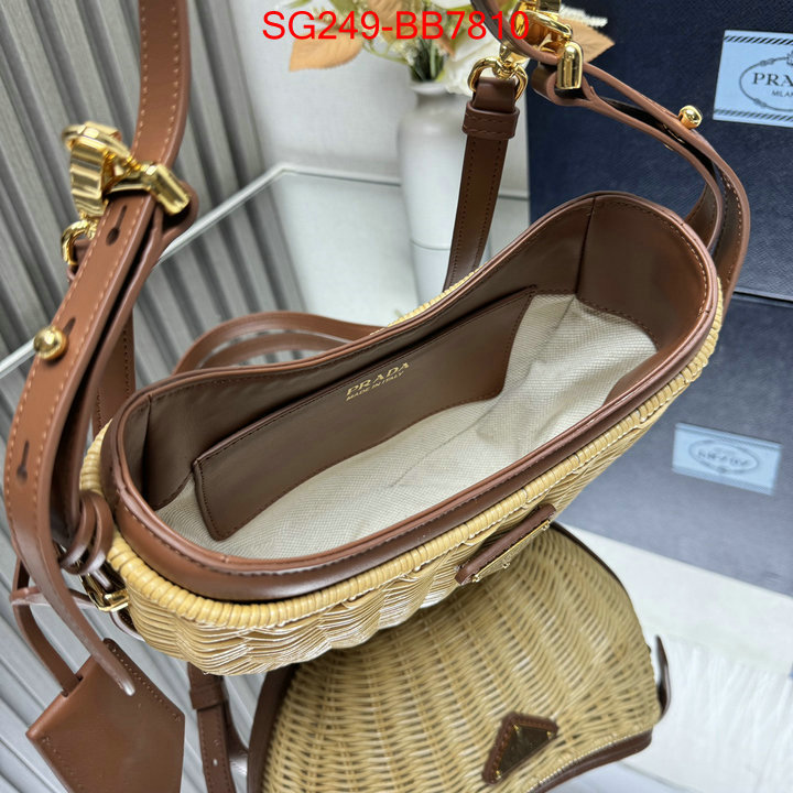 Prada Bags(TOP)-Crossbody- high quality designer ID: BB7810 $: 249USD,