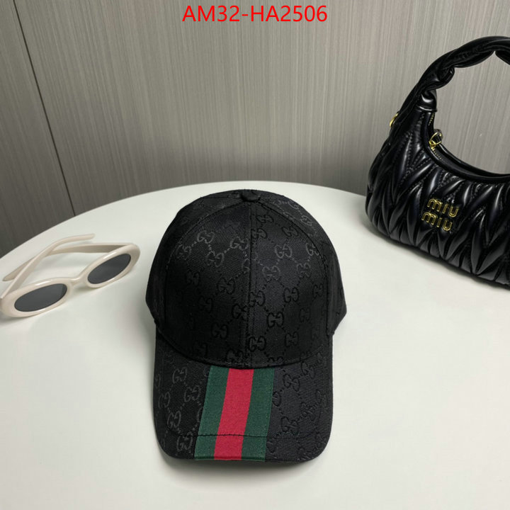 Cap(Hat)-Gucci where quality designer replica ID: HA2505 $: 32USD