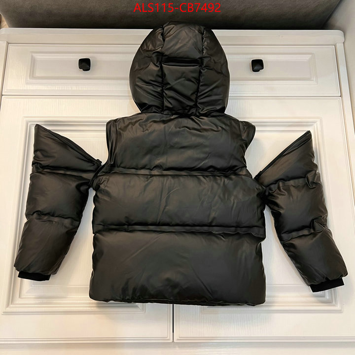 Kids clothing-Down jacket best replica 1:1 ID: CB7492 $: 115USD