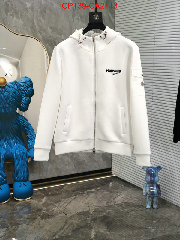 Clothing-Moncler luxury fake ID: CA2113 $: 139USD