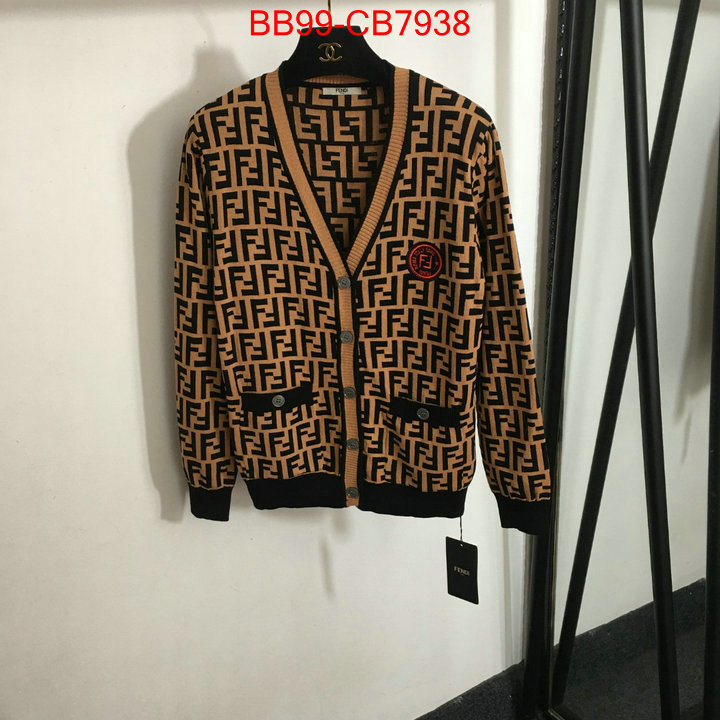 Clothing-Fendi fake aaaaa ID: CB7938 $: 99USD