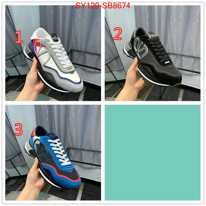 Men Shoes-Valentino sell online luxury designer ID: SB8674 $: 129USD