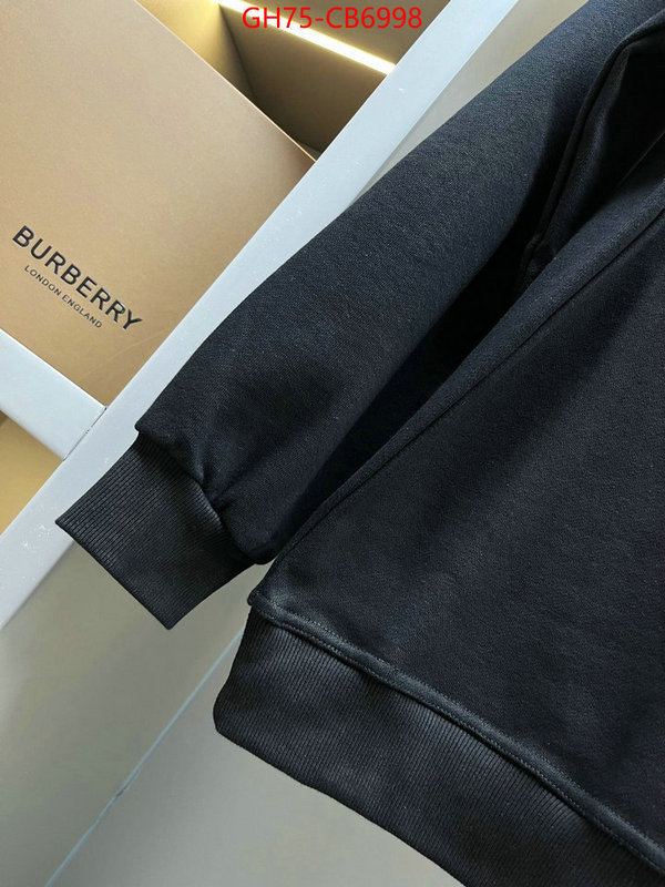 Clothing-Burberry buy high-quality fake ID: CB6998 $: 75USD