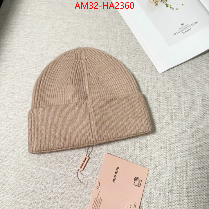 Cap(Hat)-Miu Miu replica 2024 perfect luxury ID: HA2360 $: 32USD